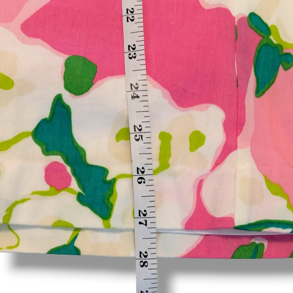 Lilly Pulitzer Pink and White "It Can Be Arranged" Girls Floral Dress, Size 14 - Picture 11 of 12